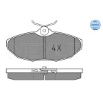 MEYLE Bremsbelagsatz, Scheibenbremse