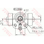 TRW Radbremszylinder