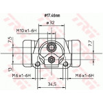 TRW Radbremszylinder