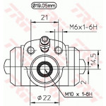 TRW Radbremszylinder