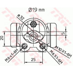 TRW Radbremszylinder