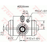 TRW Radbremszylinder