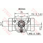 TRW Radbremszylinder