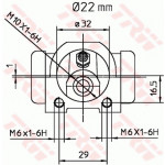 TRW Radbremszylinder