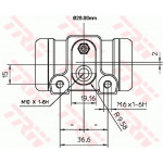 TRW Radbremszylinder