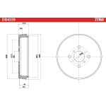 TRW Bremstrommel