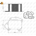 NRF Ölkühler, Motoröl