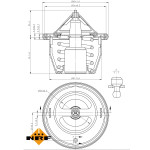 NRF Thermostat, Kühlmittel