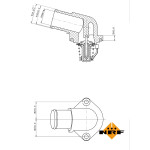 NRF Thermostat, Kühlmittel