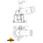 NRF Thermostat, Kühlmittel