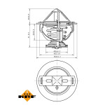 NRF Thermostat, Kühlmittel