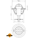 NRF Thermostat, Kühlmittel