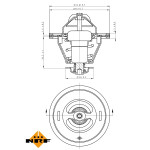 NRF Thermostat, Kühlmittel