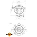 NRF Thermostat, Kühlmittel