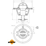 NRF Thermostat, Kühlmittel