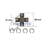 TRUCKTEC AUTOMOTIVE Gelenk, Längswelle
