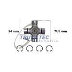 TRUCKTEC AUTOMOTIVE Gelenk, Längswelle