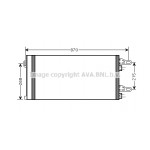 AVA QUALITY COOLING Kondensator, Klimaanlage
