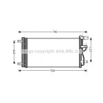 AVA QUALITY COOLING Kondensator, Klimaanlage