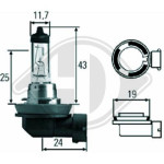 DIEDERICHS Glühlampe, Fernscheinwerfer