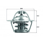 MAHLE Thermostat, Kühlmittel