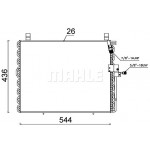 MAHLE Kondensator, Klimaanlage