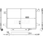MAHLE Kondensator, Klimaanlage
