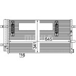 MAHLE Kondensator, Klimaanlage