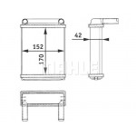 MAHLE Wärmetauscher, Innenraumheizung