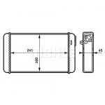 MAHLE Wärmetauscher, Innenraumheizung
