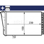 MAHLE Wärmetauscher, Innenraumheizung