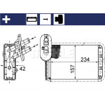MAHLE Wärmetauscher, Innenraumheizung