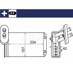 MAHLE Wärmetauscher, Innenraumheizung