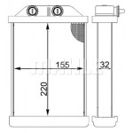 MAHLE Wärmetauscher, Innenraumheizung