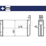 MAHLE Wärmetauscher, Innenraumheizung