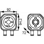 MAHLE Ölkühler, Motoröl