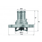 MAHLE Thermostat, Kühlmittel