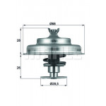 MAHLE Thermostat, Kühlmittel