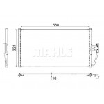 MAHLE Kondensator, Klimaanlage
