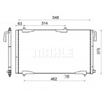 MAHLE Kondensator, Klimaanlage