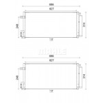 MAHLE Kondensator, Klimaanlage