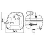 MAHLE Ausgleichsbehälter, Kühlmittel