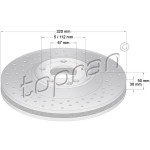 TOPRAN Bremsscheibe
