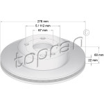 TOPRAN Bremsscheibe