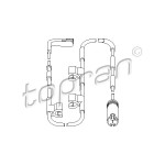 TOPRAN Sensor, Bremsbelagverschleiß