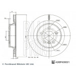 BLUE PRINT Bremsscheibe