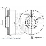 BLUE PRINT Bremsscheibe
