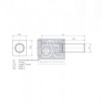 DT Spare Parts Radbolzen