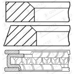 GOETZE ENGINE Kolbenringsatz