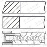 GOETZE ENGINE Kolbenringsatz